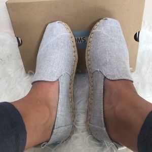 TOMS Alpargata Espadrille Slip-On Shoe Chambray 6